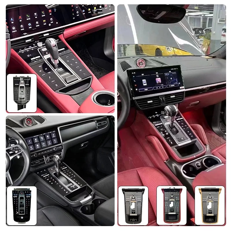 Hot Selling Car Upgrade Old to New Gear Shift Panel Centre Console SaddleTouch Control Panel for /Macan/Panamera